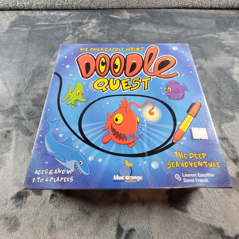 Blue Orange‎ Doodle Quest Board Game Deep Sea Adventure Drawing Game New Sealed